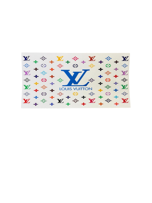 Lv blue colorful Cup Transfer