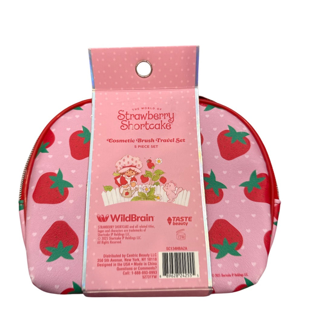 short cake bag & makeup brushes