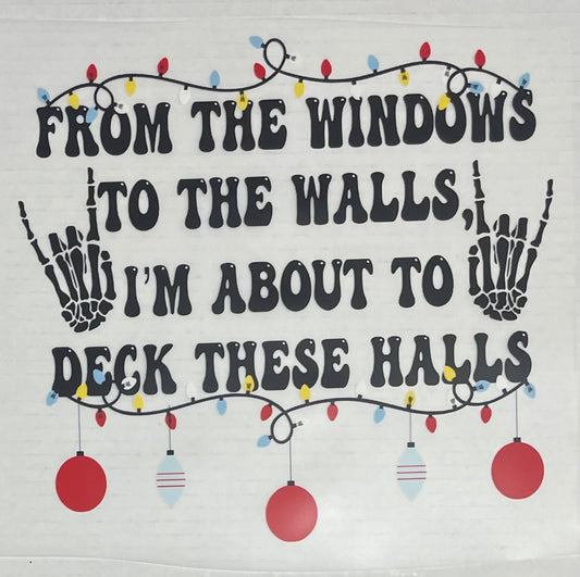 Deck These Halls DTF Heat Transfer