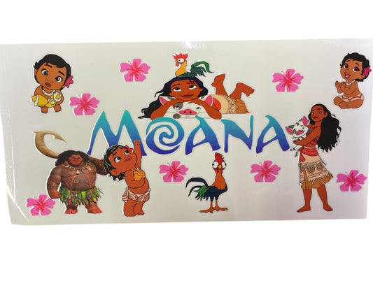 Moana flower Cup Transfer