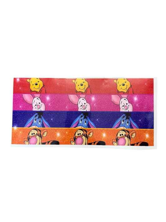 Solid wrap Pooh crew Cup Transfer