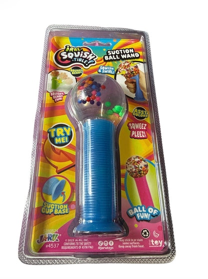 Squishy suction ball wand