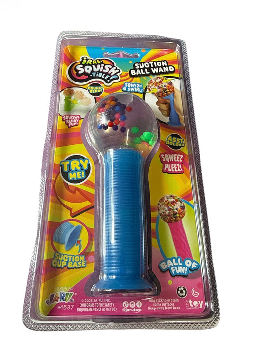 Squishy suction ball wand