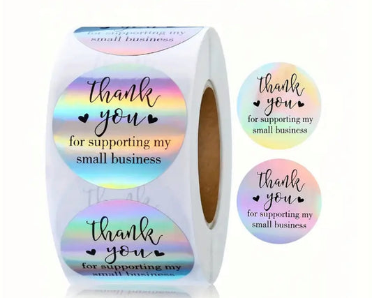 500 pcs Thank You Stickers