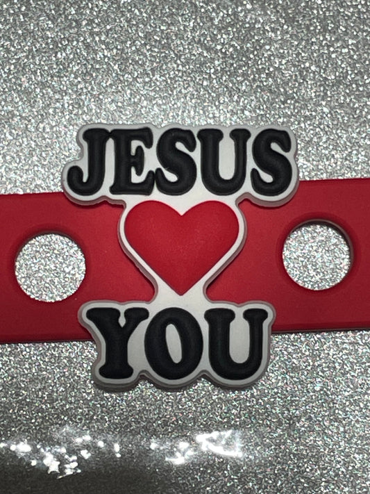 Jesus loves you Shoe Charm