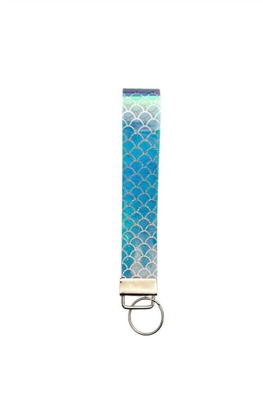 Mermaid designs Keychain/ Key fob holder Wristlet