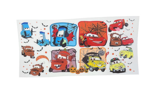 Cars Halloween UV Cup Transfer