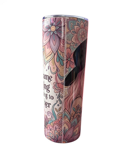 She over came line Tumbler