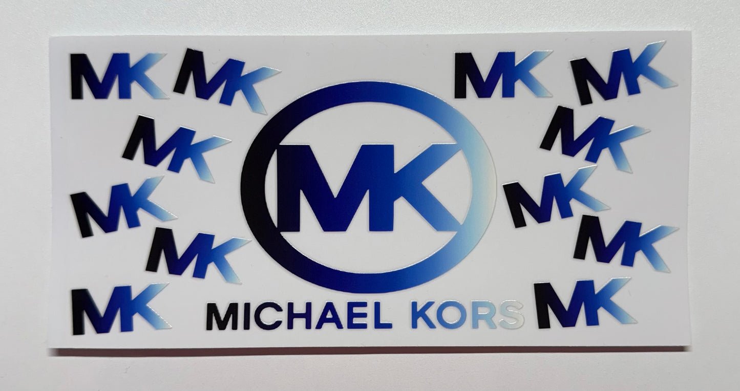 Michael Kors Black and Blue Cup Transfer