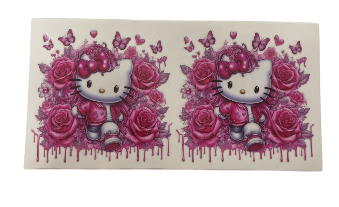 Hello kitty rose butterfly’s Cup Transfer