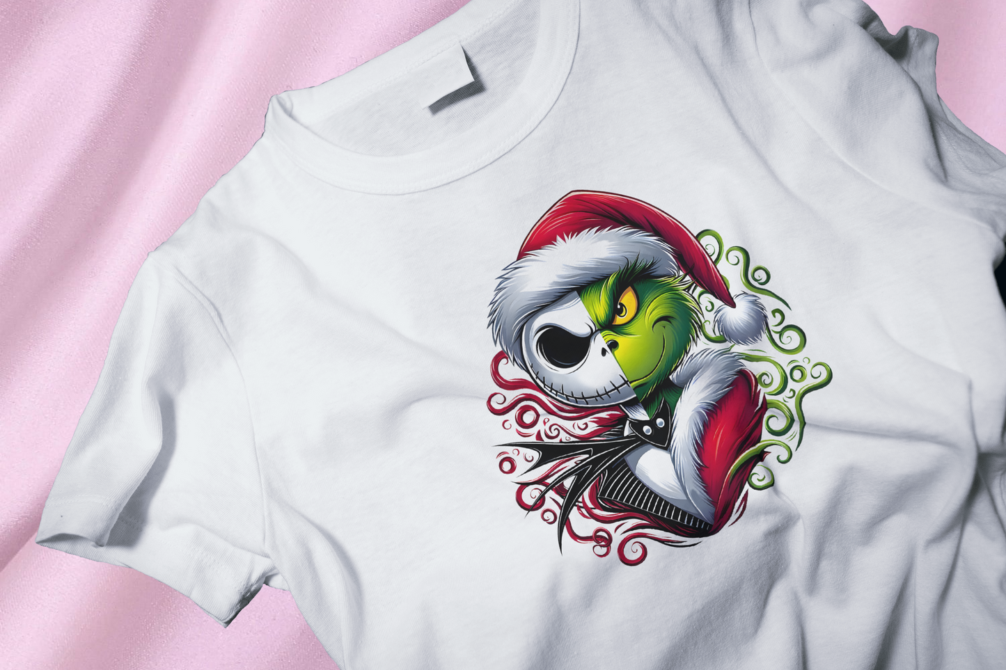 Grinch half Jack DTF Heat Transfer