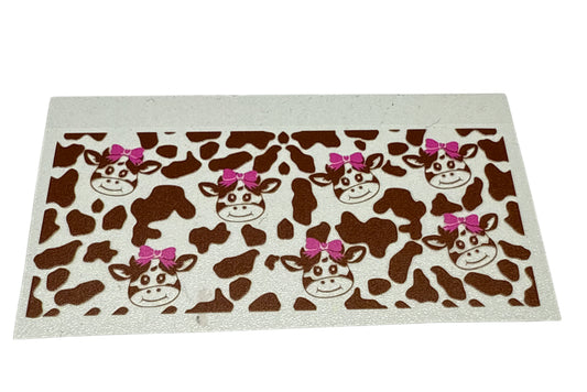 Brown cow  small Transfer Decal