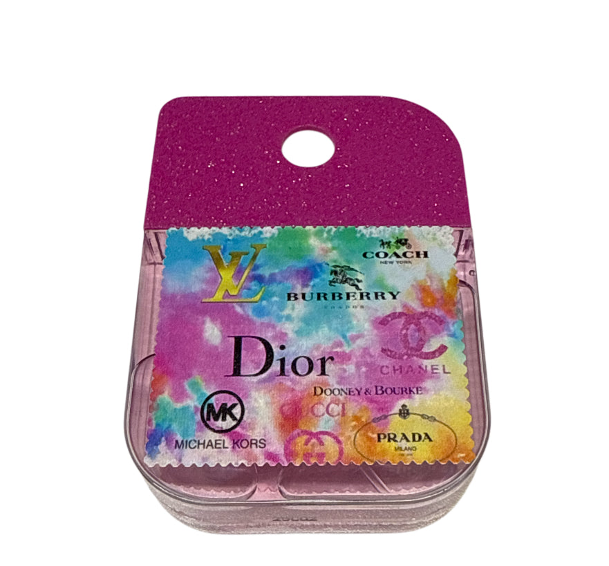 Designer lv cc glitter passion fruit hand sanitizer