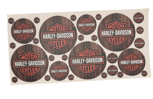Harley Davidson Tire Marks  UV Cup Transfer