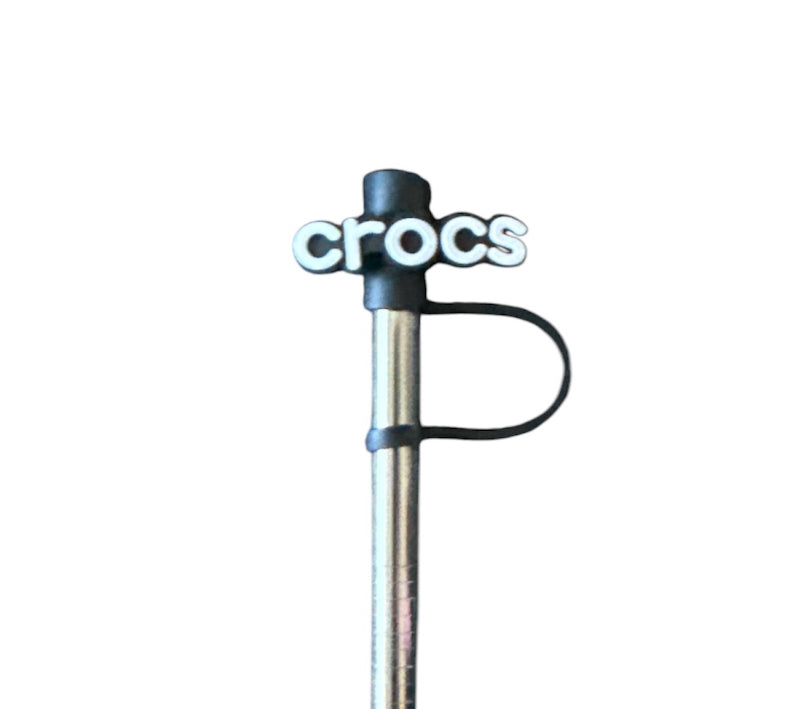 Crocs word Straw Topper