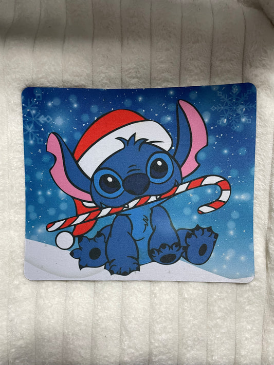 Candy Cane Stitch Mouse Pad