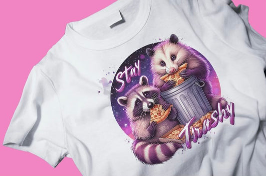 Stay trashy purple 2 shirt