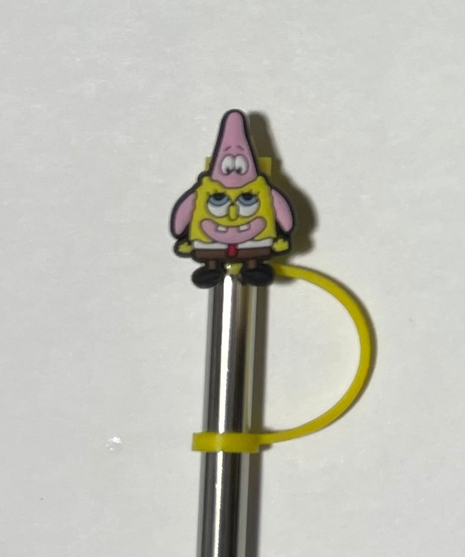 Patrick & SpongeBob Straw Topper