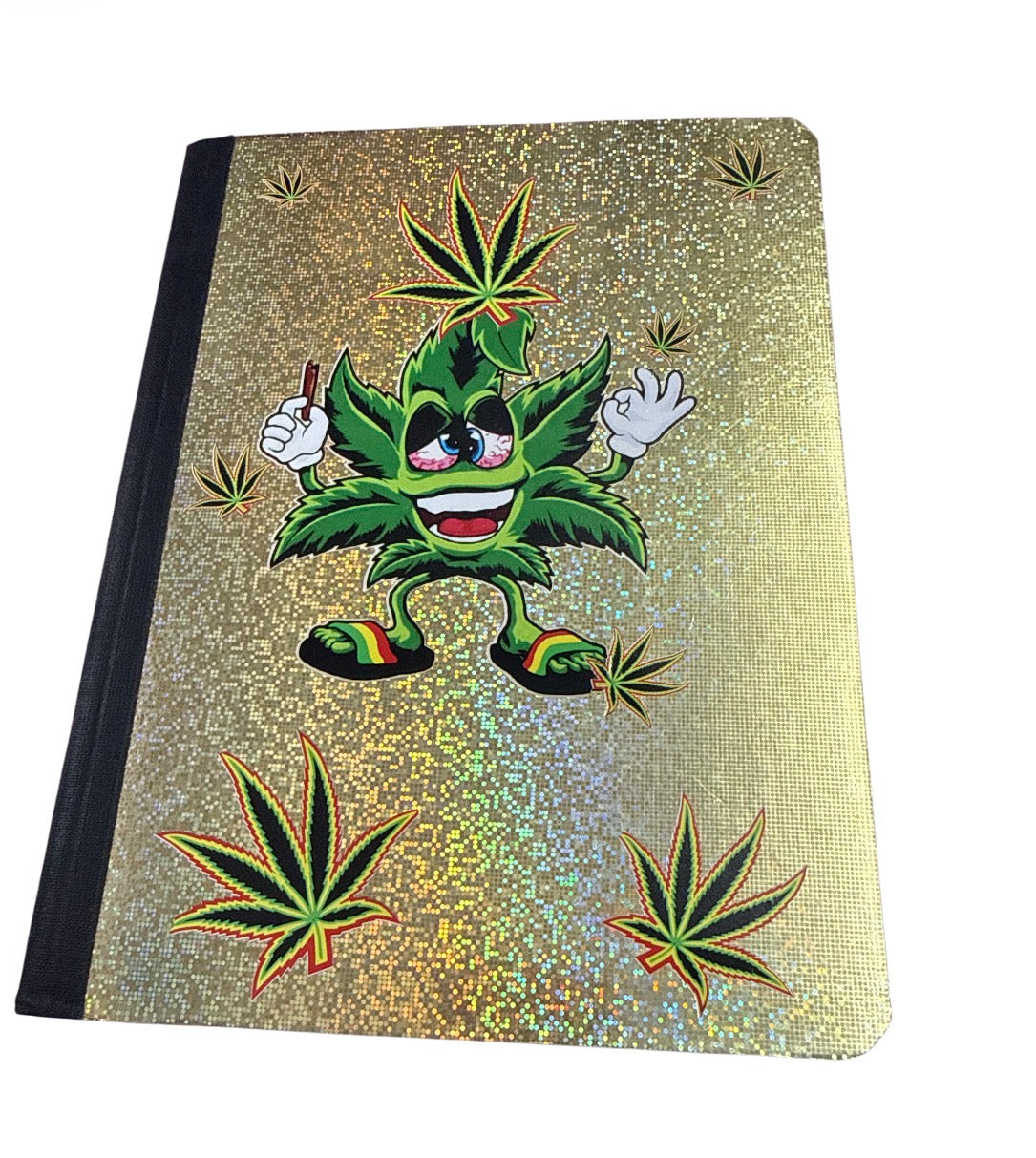 420 Glitter notebook