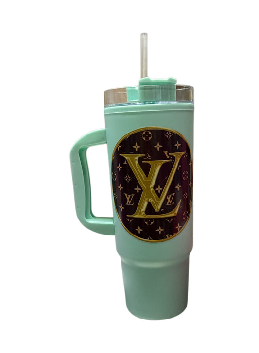 Lv circle plastic tumbler