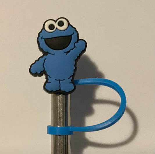 Cookie Monster Straw Topper