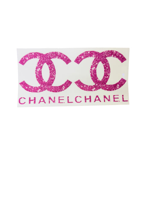 CC pink sparkle Cup Transfer