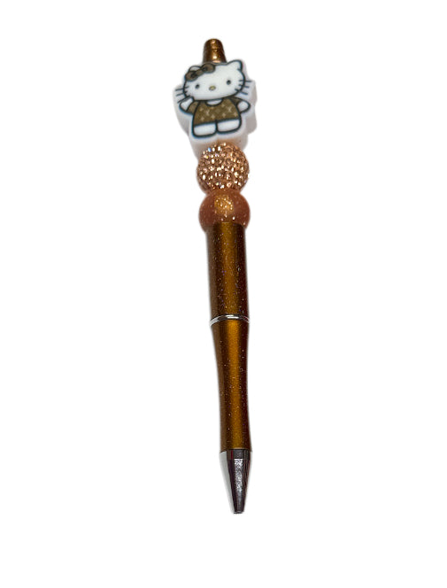 Lv hello kitty Beaded pen