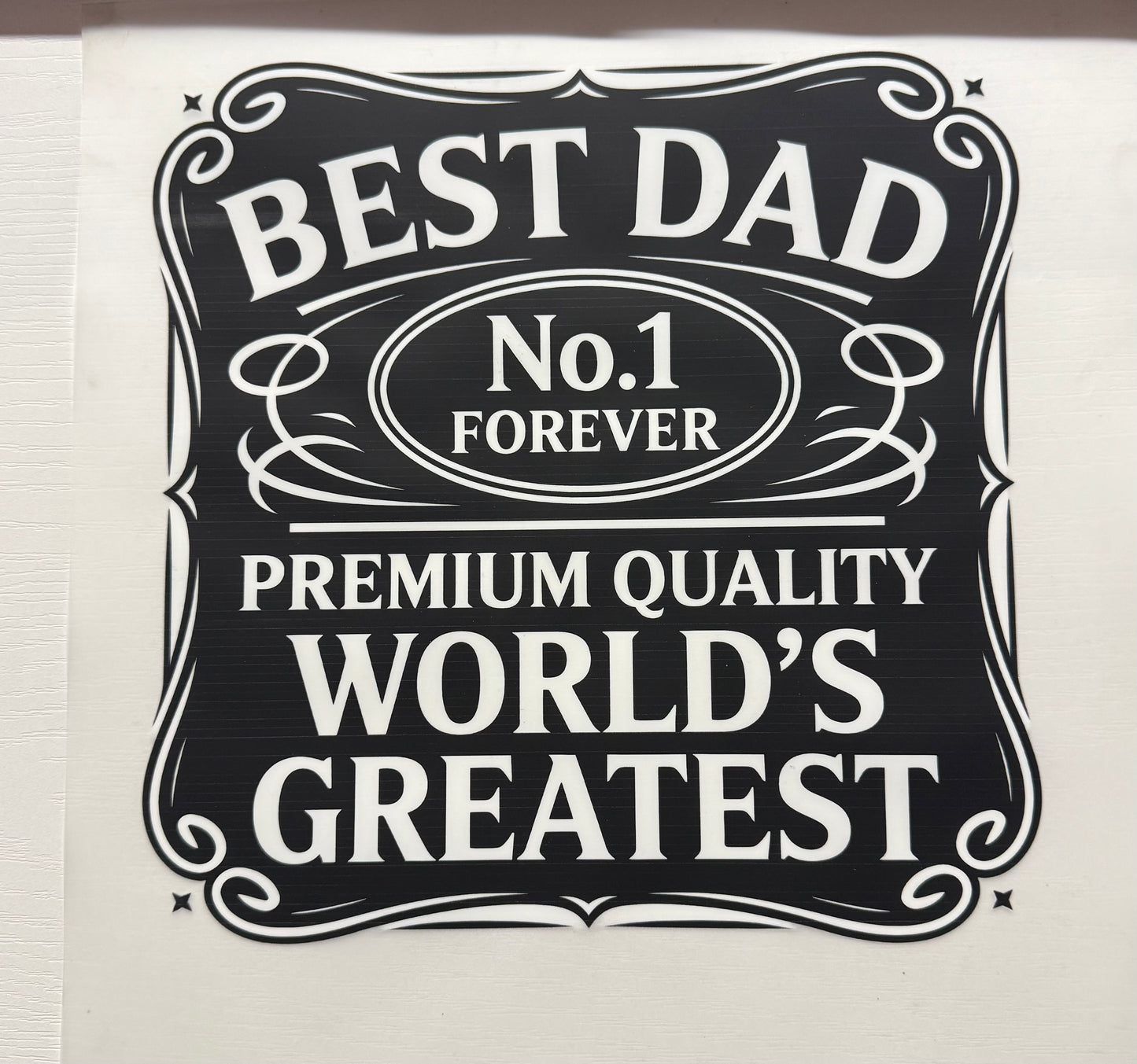 Best dad No.1 DTF Heat Transfer