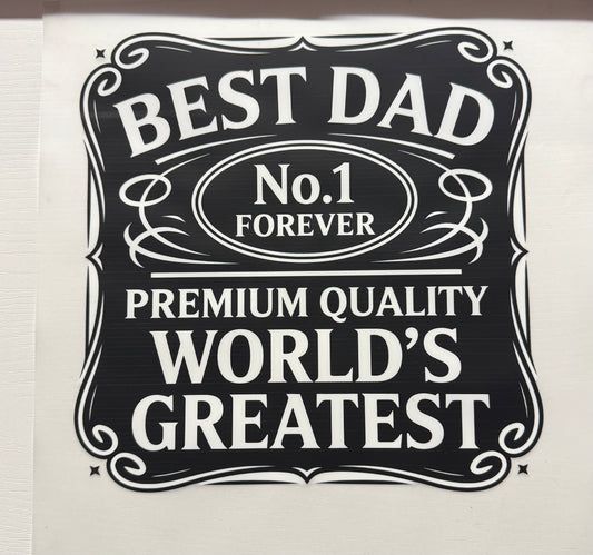 Best dad No.1 DTF Heat Transfer
