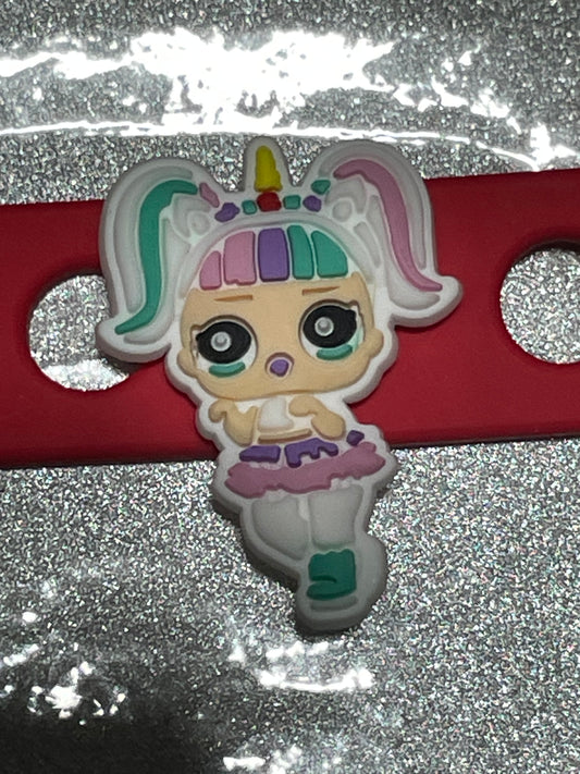 Colorful doll Shoe Charm