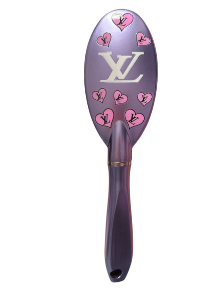 Lv hearts purple brush