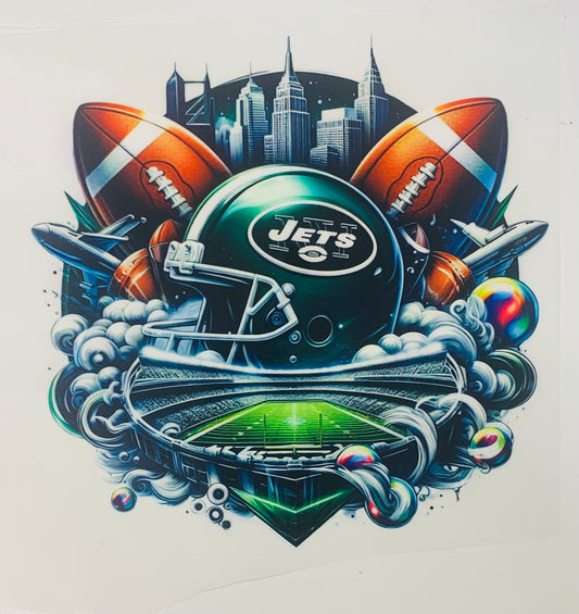 Ny jets DTF Heat Transfer