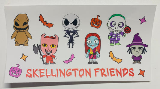 Skellington friends Cup Transfer