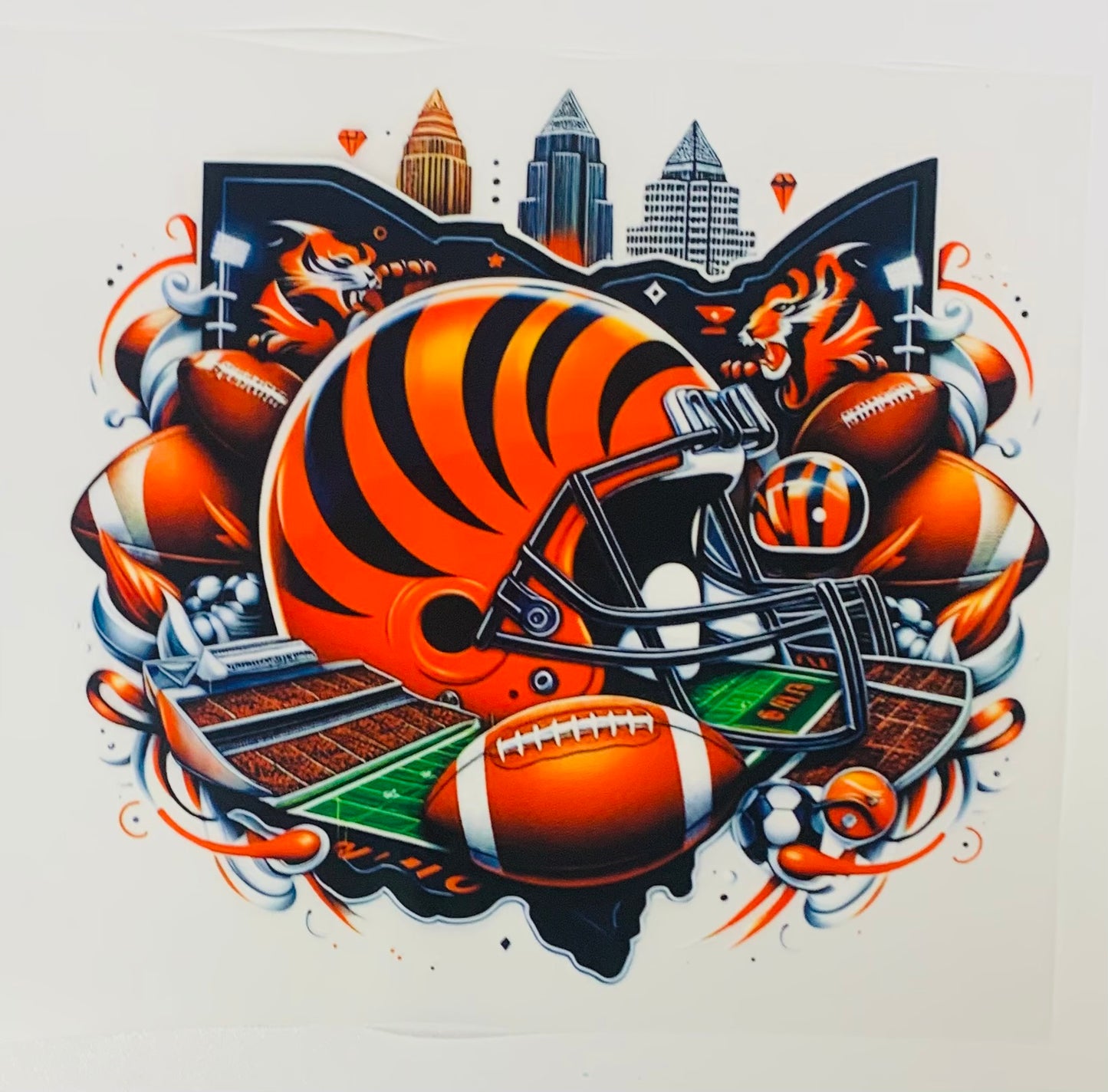 Cincinnati Bengals DTF Heat Transfer