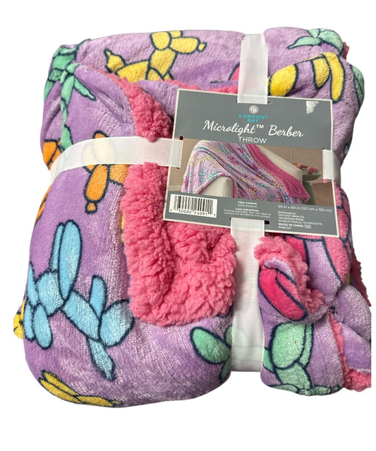 Balloon dog blanket
