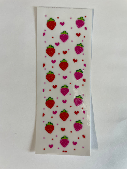 Pink red strawberry’s Pen Wrap