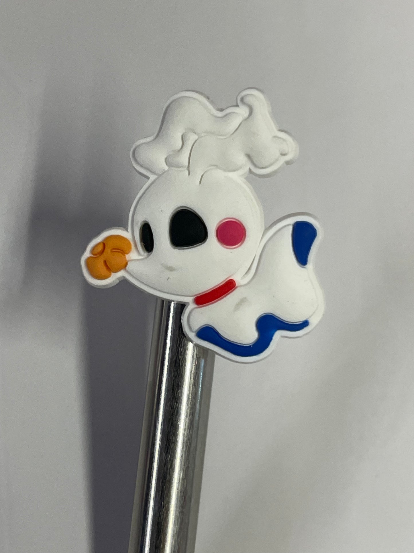 Nightmare before Christmas dog zero Straw Charm