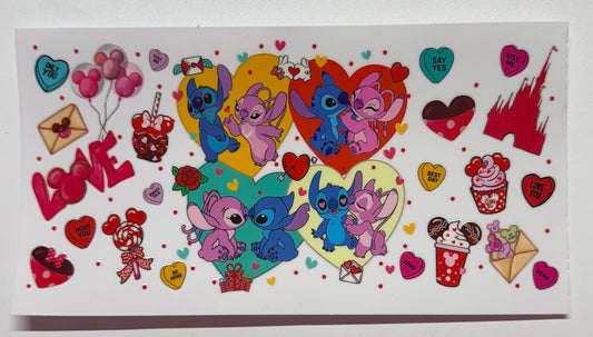 Stitch & Angel 4 Heart Cup Transfer