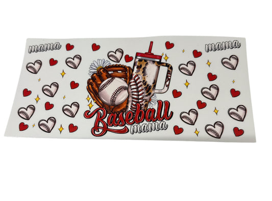 Baseball mama Cup Transfer