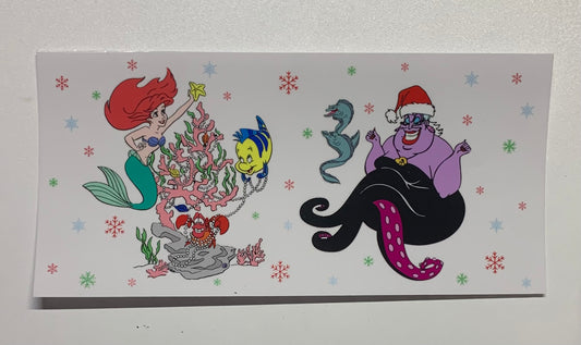 Mermaid tree Ariel Cup Transfer