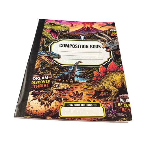 Dinosaur notebook