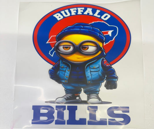 Buffalo Bills Minion DTF Heat Transfer