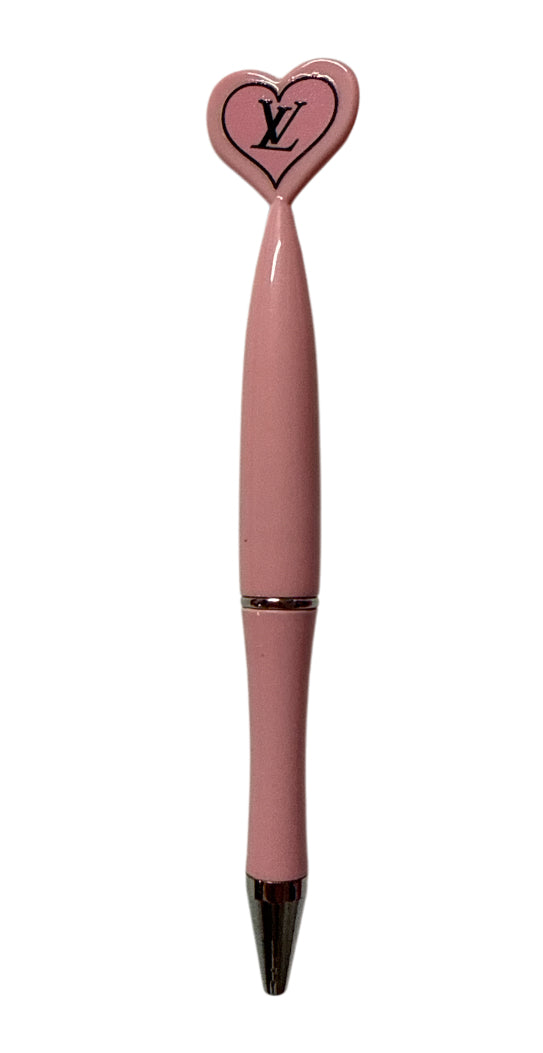 Light Pink heart shaped pen