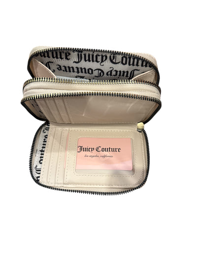 Beige double zipper heart charm Juicy couture