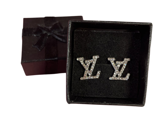 Lv 1 cm dupe earrings silver  #7