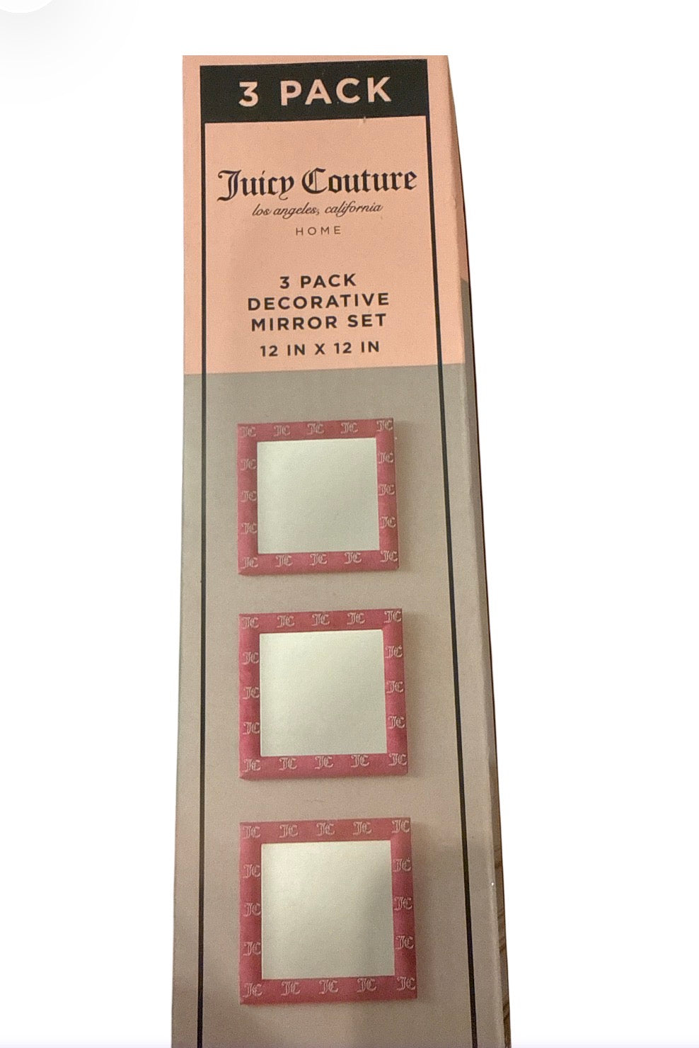 Juicy Couture 3 pack mirrors