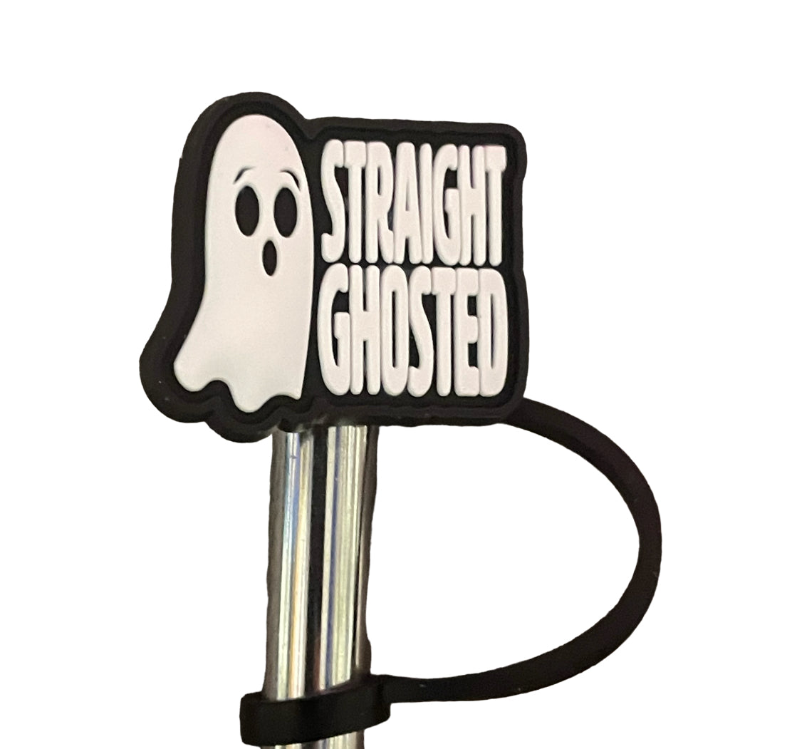 Straight ghosted Straw Topper