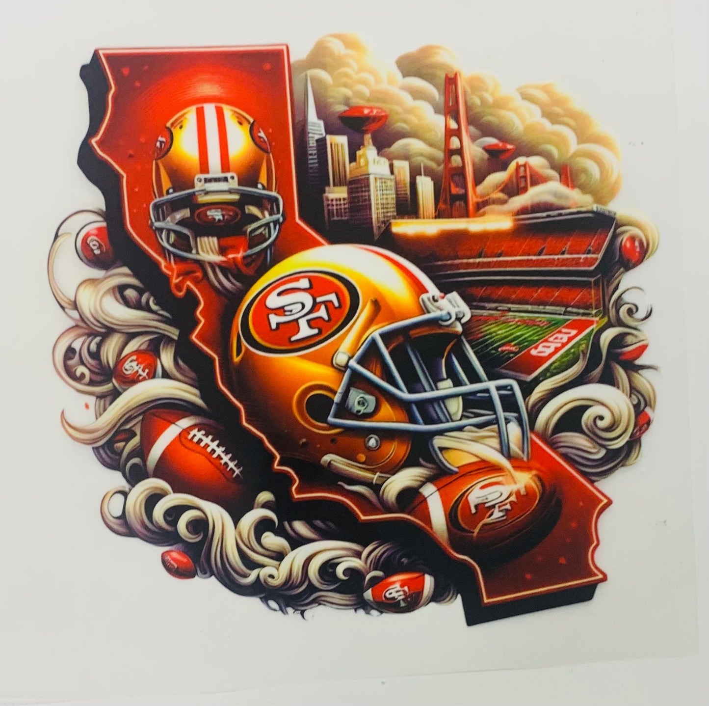 San Francisco 49ers DTF Heat Transfer