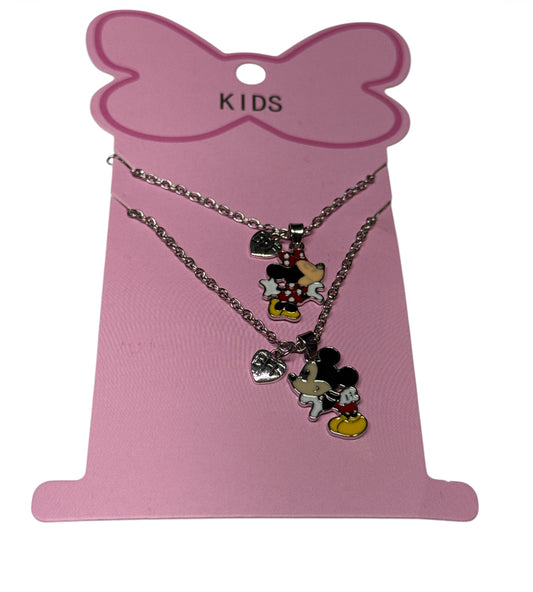 Minnie & Mickey bff necklaces