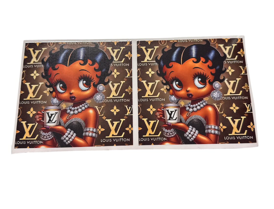 Lv Betty boop Cup Transfer
